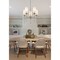 Z-Lite Emily 5 Light Chandelier, Brushed Nickel & Off White 3033-5BN - alternate 6